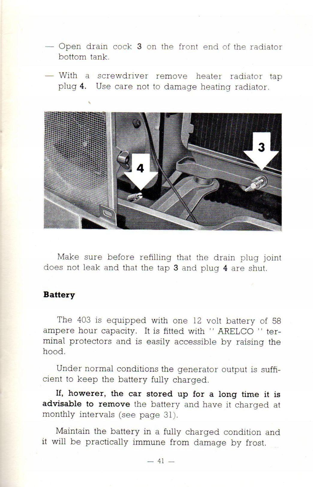 Index of /cars/manuals/Peugeot/1960 Peugeot 403 Owners Manual 